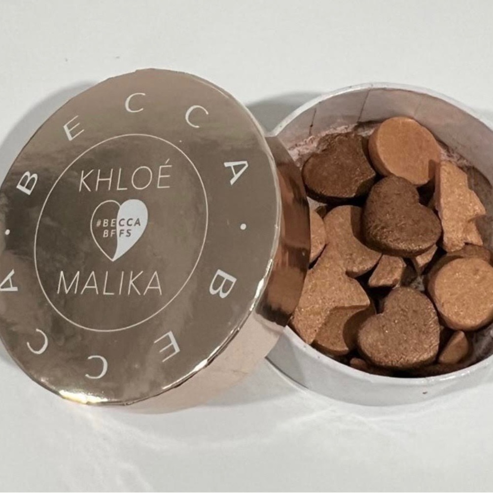 NEW BECCA Limited Edition Highlighter & Bronzer BFF Glow Letters - Sweethearts